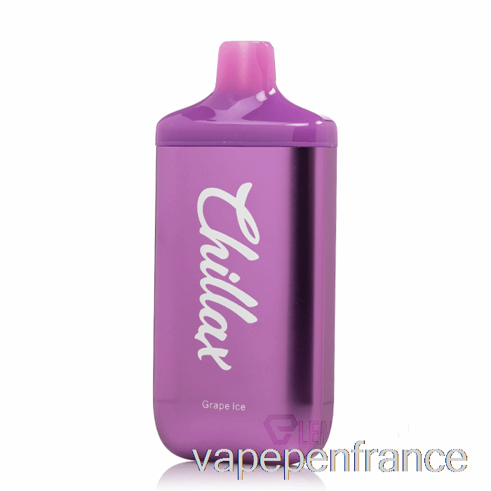 Stylo Jetable De Vape De Glace De Raisin De Chillax 9000